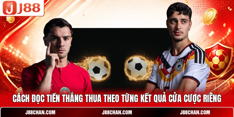 Cách đọc tiền thắng thua theo từng kết quả cửa cược riêng