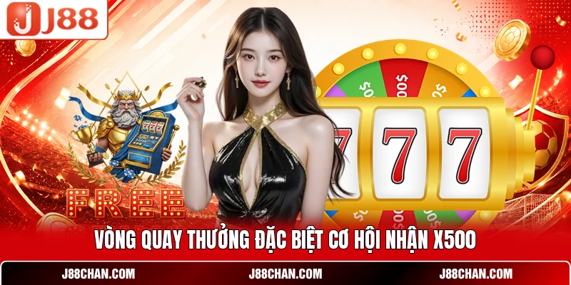 Vòng quay thưởng đặc biệt cơ hội nhận x500